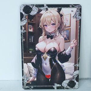 Jean Bunny maid  Suit Premium Waifu Card Anime Girl Wall Art Oversized Board A5